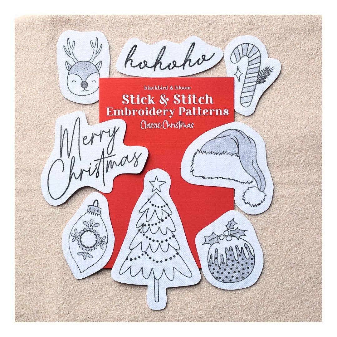 Stick & Stitch Embroidery Packs by Blackbird & Bloom