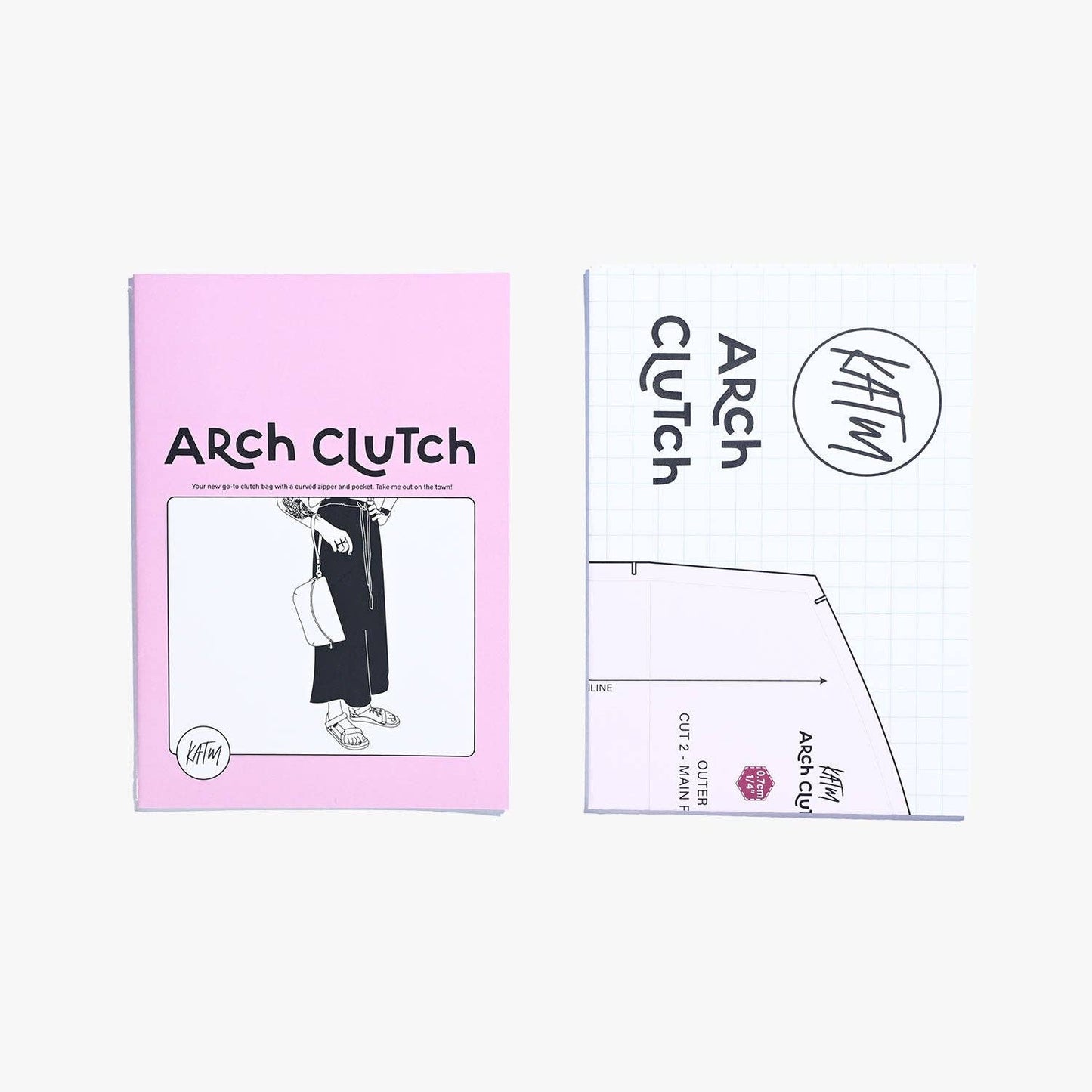 Arch Clutch Printed Sewing Pattern by KATM