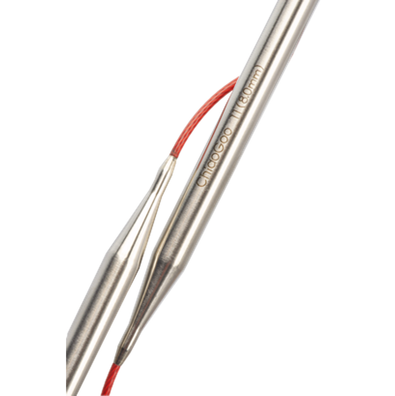 ChiaoGoo RED Lace™ Stainless Steel Fixed Circular Needles – 100cm/ 40"