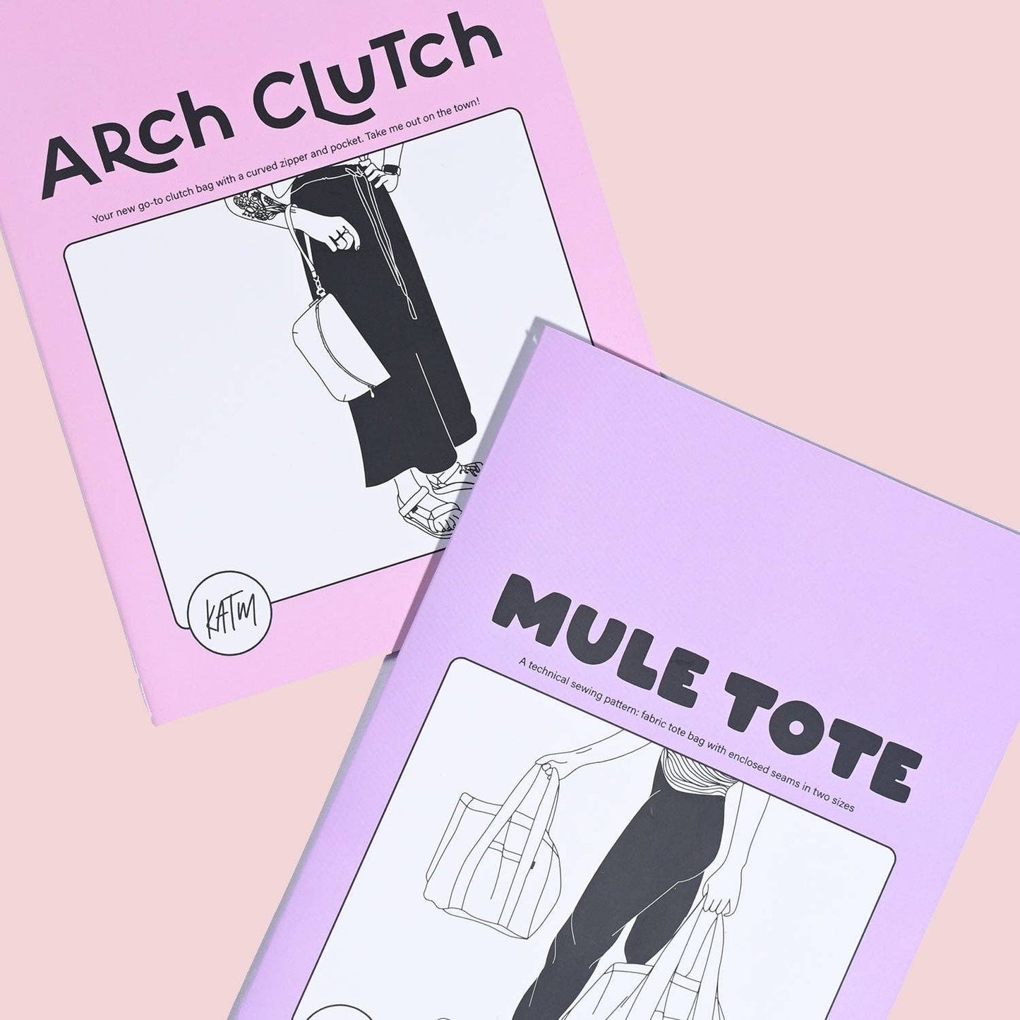 Arch Clutch Printed Sewing Pattern by KATM