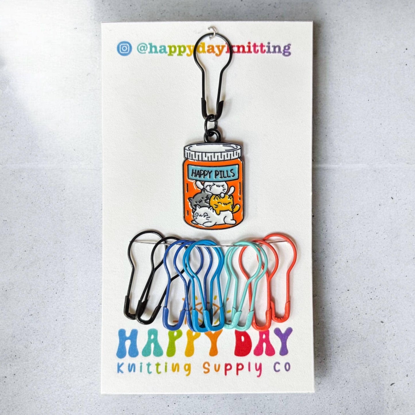Cute Progress Keepers with Bulb Pin Stitch Markers