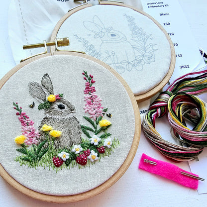 Berry Patch Bunny -  Embroidery Kit