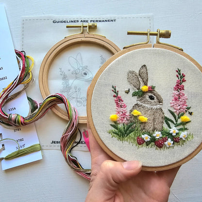 Berry Patch Bunny -  Embroidery Kit