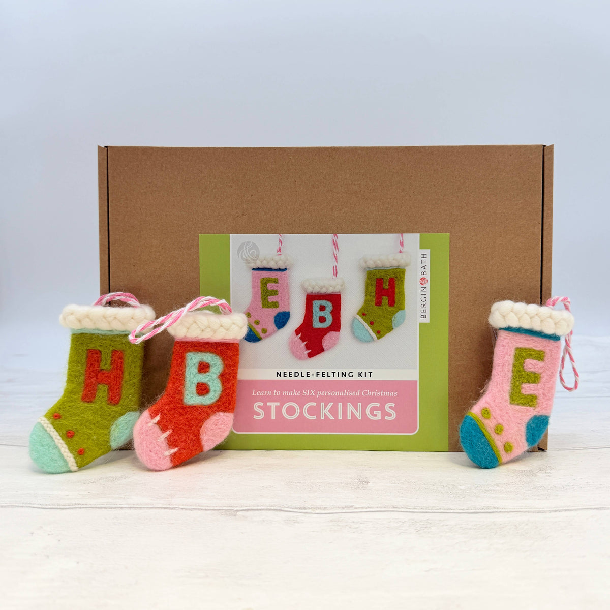 Christmas Stocking - Needle Felting Kit