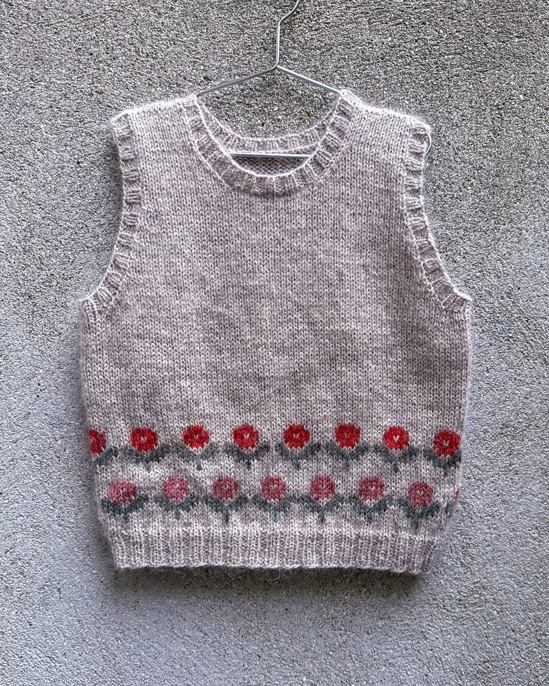 Anemone Vest by Knitting for Olive (Kids) | Printed Pattern