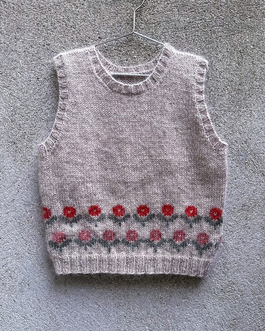 Anemone Vest by Knitting for Olive (Kids) | Printed Pattern