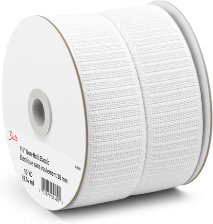 Dritz Non-Roll Elastic | 3/4" or 1.5" | (Per ½ Meter)
