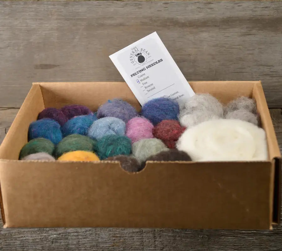 Heather Roving - Felting Kit