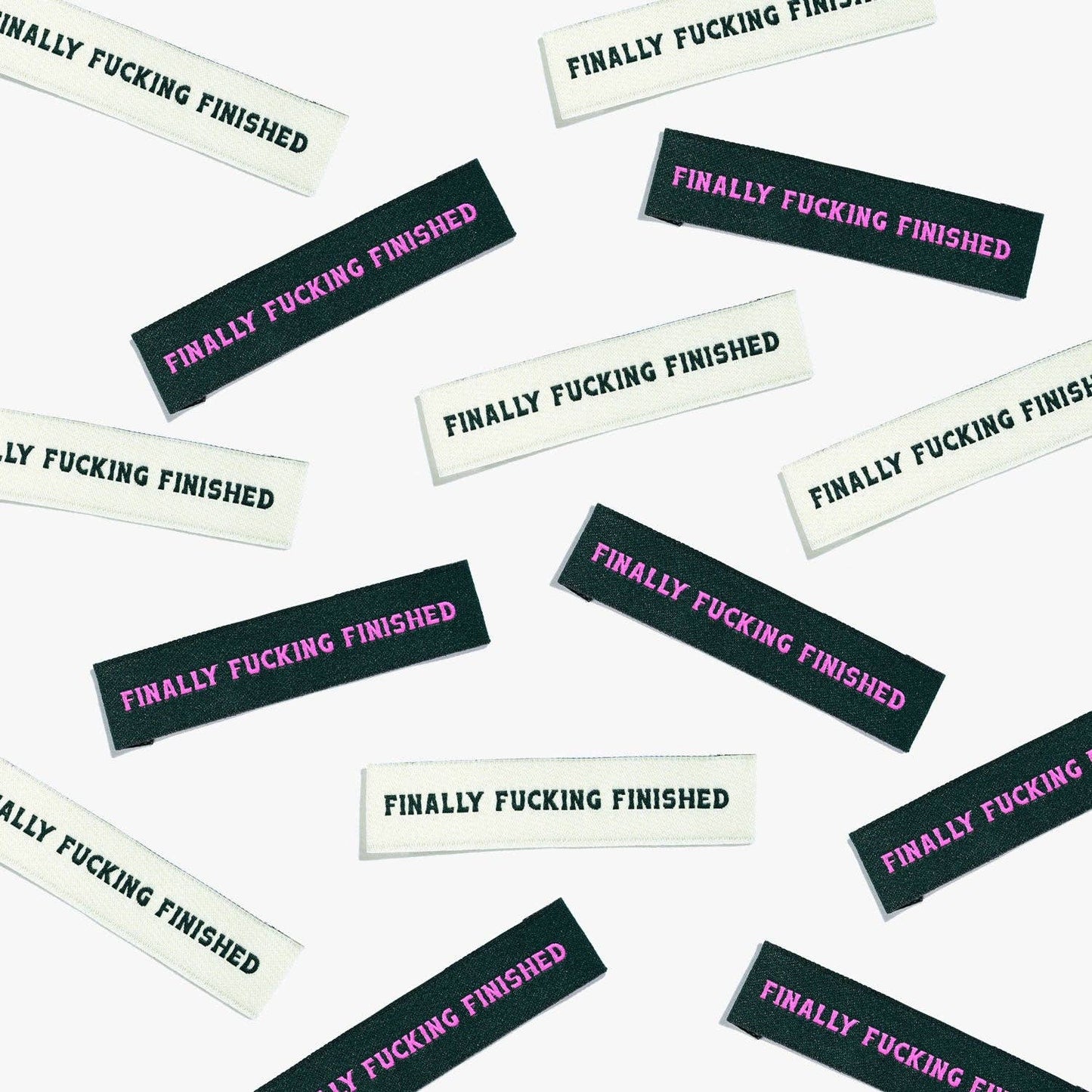 Finally Fucking Finished Woven Labels by KATM