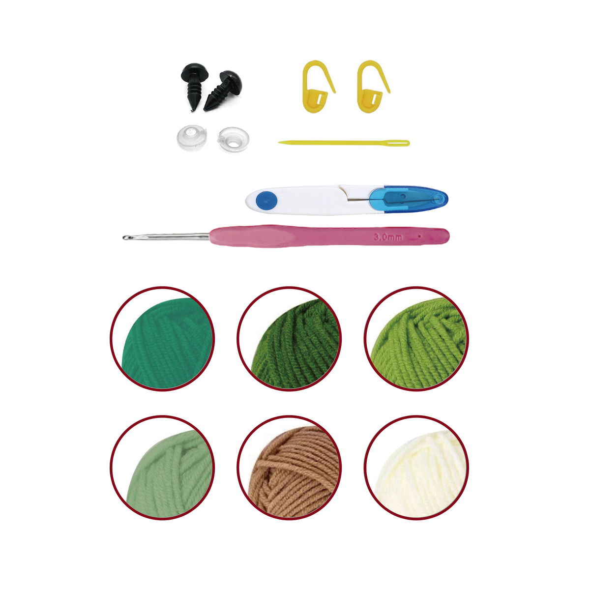 Lovely Succulent - DIY Crcohet Kit