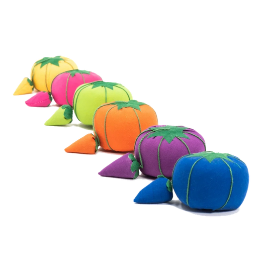 2" Tomato Pin Cushion - Assorted Colors