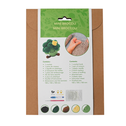 Mini Brocoli Buddy - DIY Crochet Kit