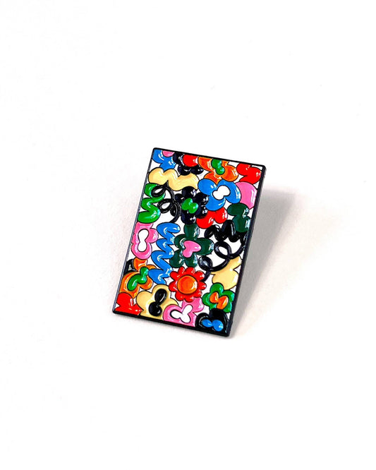 Jungley Flowers Magnet - Needle Minder (Enamel Pin)