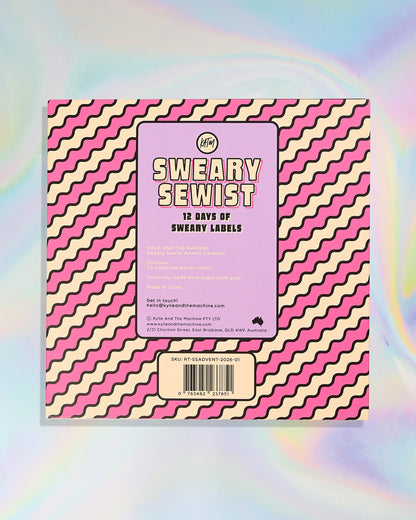 KATM 2026 Sweary Sewist Advent Calendar | 12 Days of Sweary Labels - PRE-ORDER!!!