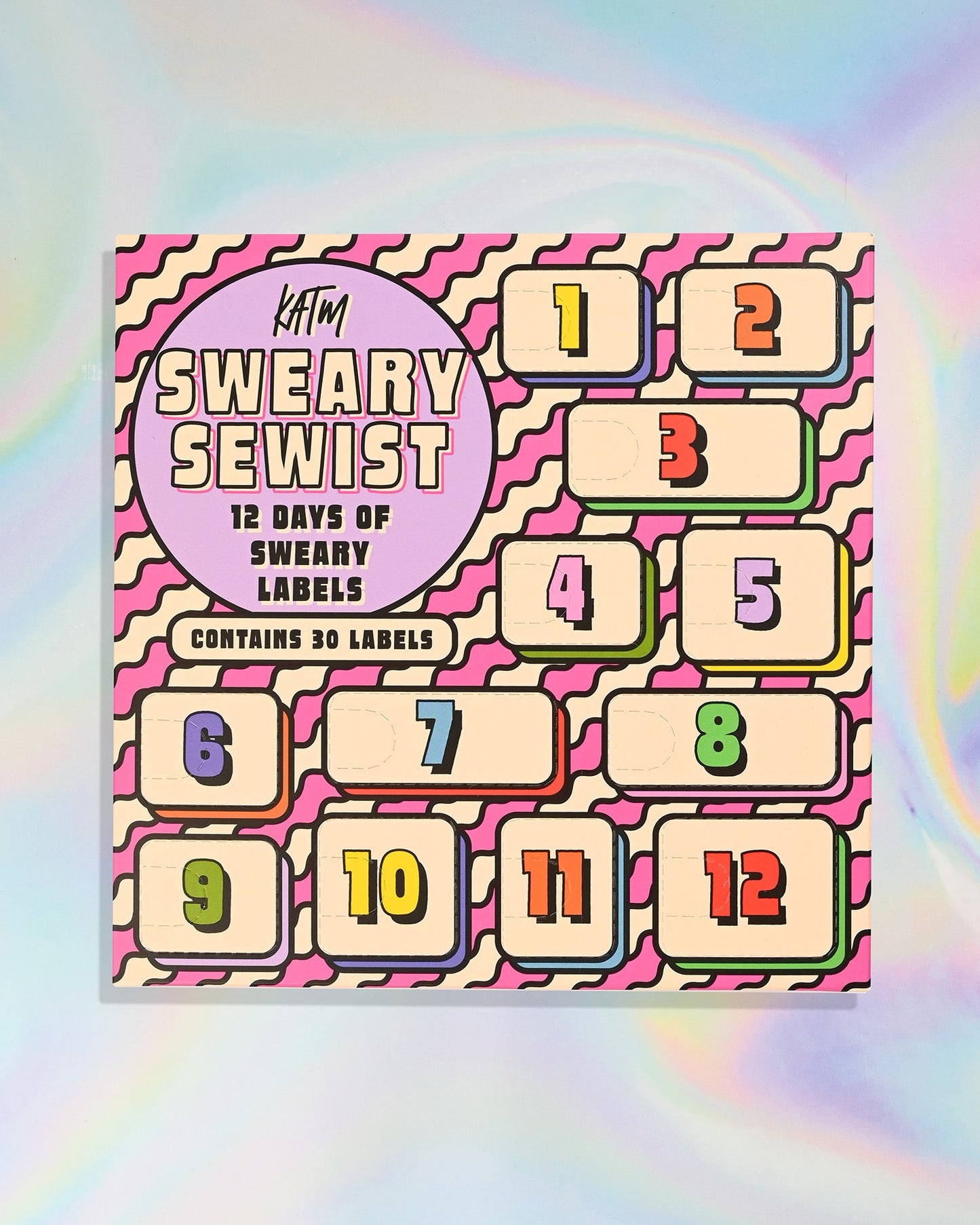 KATM 2026 Sweary Sewist Advent Calendar | 12 Days of Sweary Labels - PRE-ORDER!!!