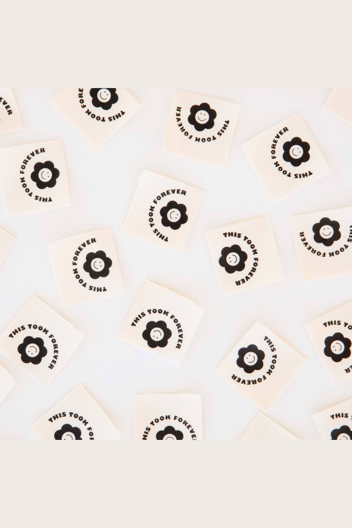 This Took Forever - Sewing Organic Cotton Labels by Sarah Hearts