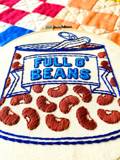 Beans - Complete Embroidery Kit