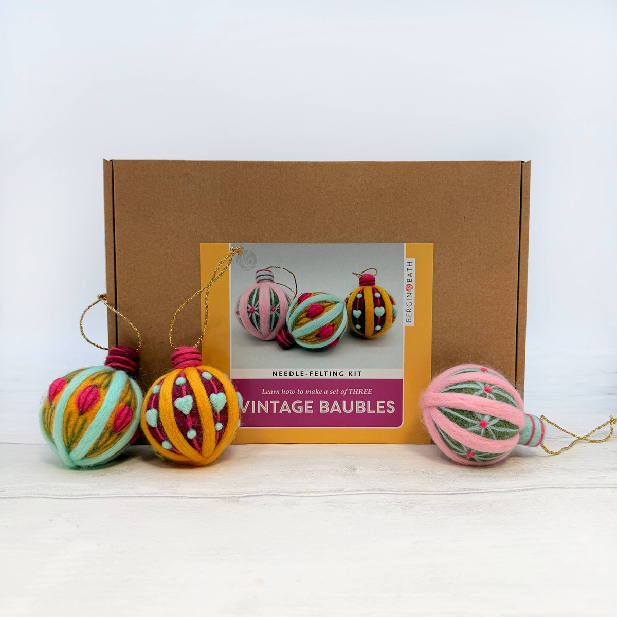 Vintage Baubles - Needle Felting Kit