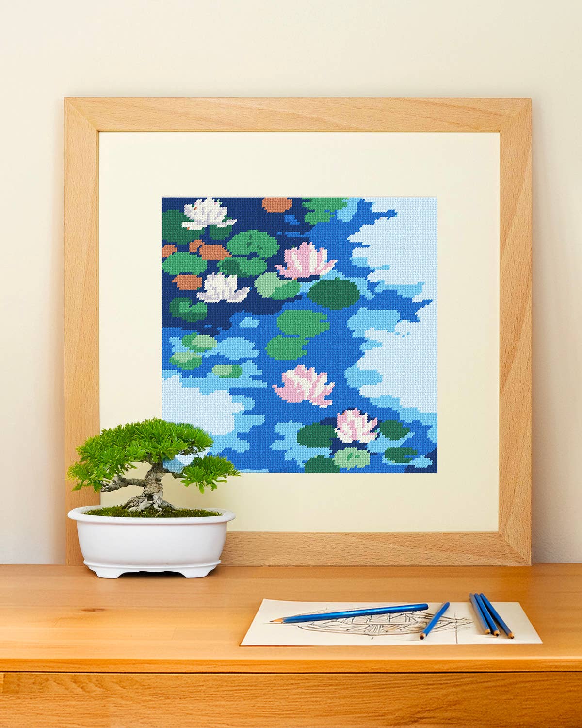 Claude Monet - Water Lilies - Needlepoint Kit