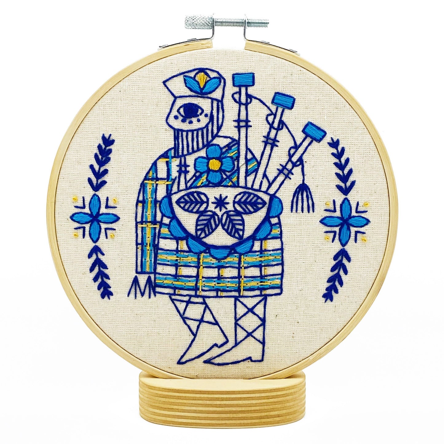 Bagpiper - Complete Embroidery Kit