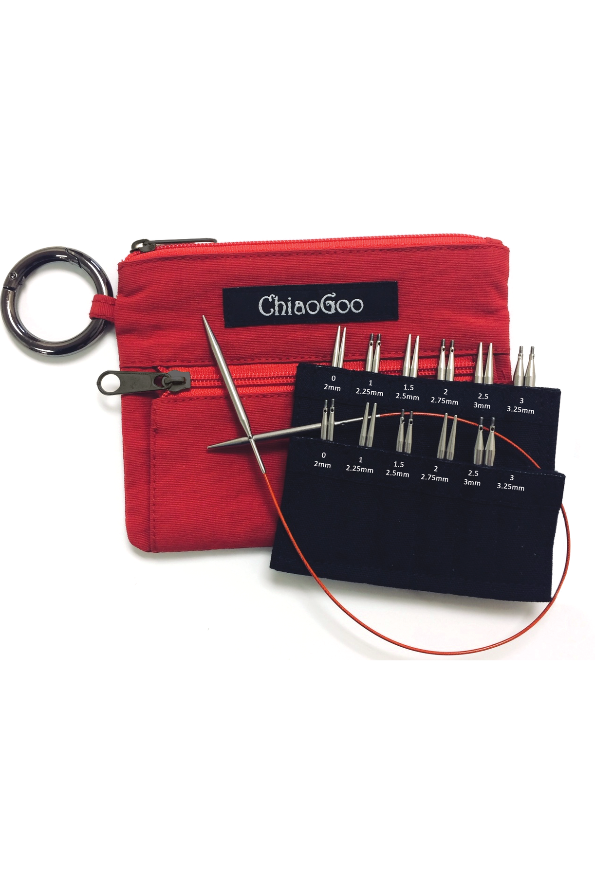 ChiaoGoo TWIST™ Red Shorties™ Set – 2″ & 3″ (5 cm & 8 cm) Tips [M]