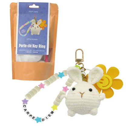 Little Bunny Keychain - DIY Crochet Kit