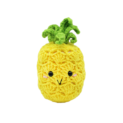 Happy Pineapple Keyring - DIY Crochet Kit