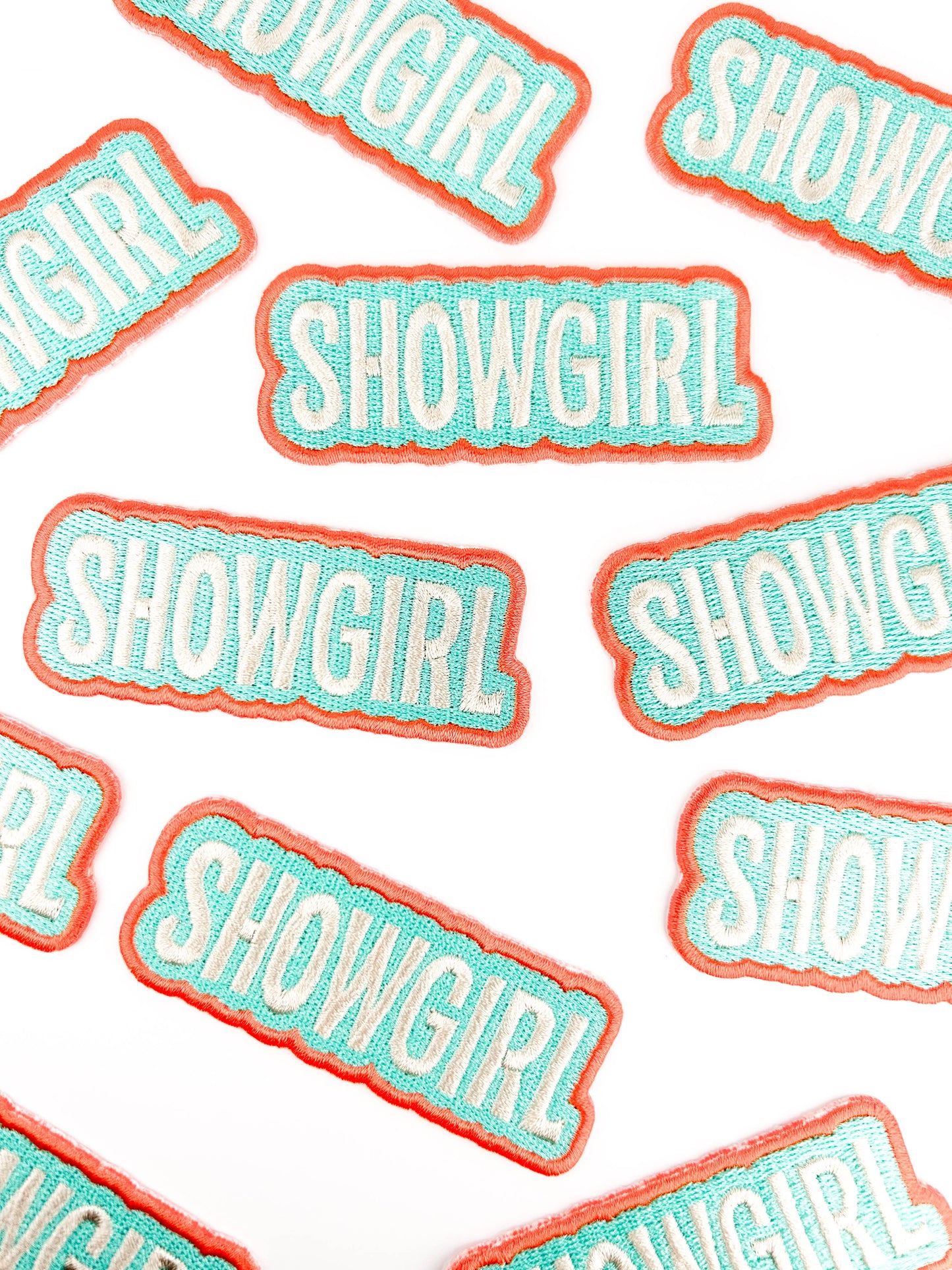 Showgirl Patch - Embroidered Iron On Patch