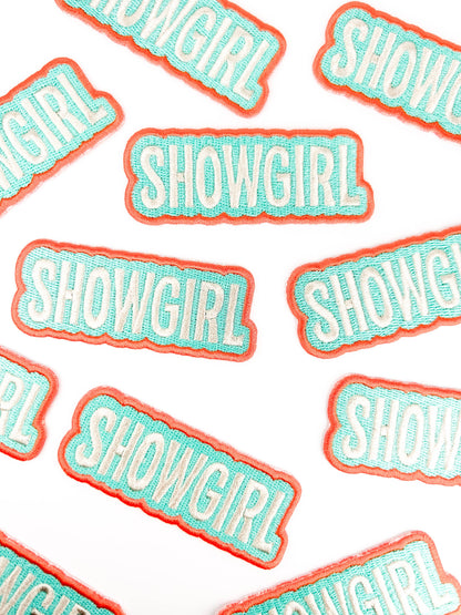Showgirl Patch - Embroidered Iron On Patch
