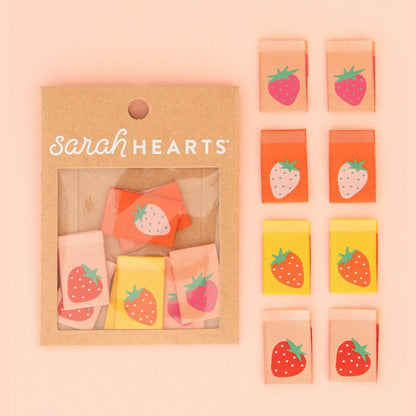 Strawberry Multipack Woven Sewing Labels by Sarah Hearts