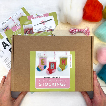 Christmas Stocking - Needle Felting Kit