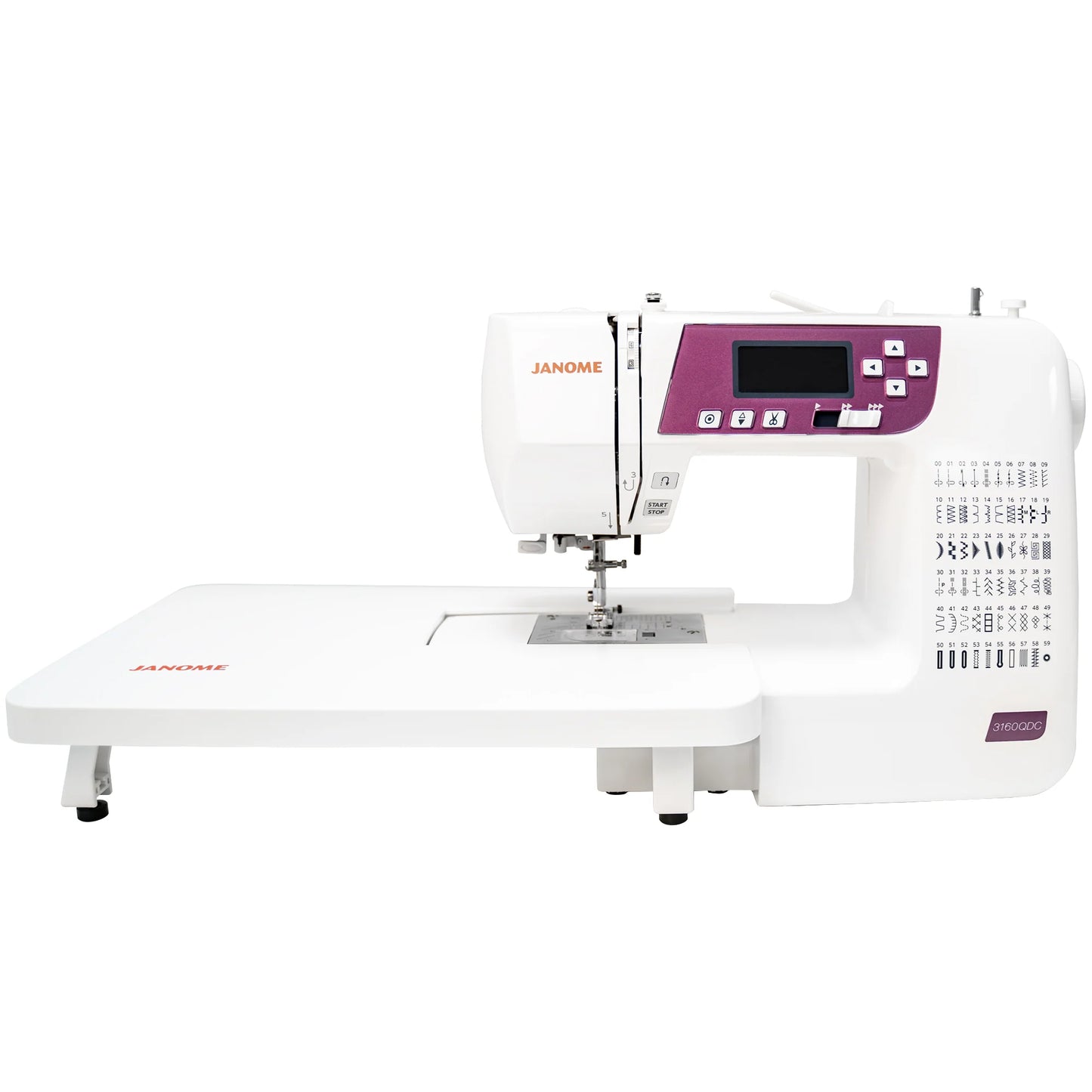 Janome 3160QDC-G Quilting & Sewing Machine - 60 Built-in Stitches with Superior Plus Feed