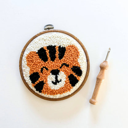 Tiger Punch Needle Kit - Beginner