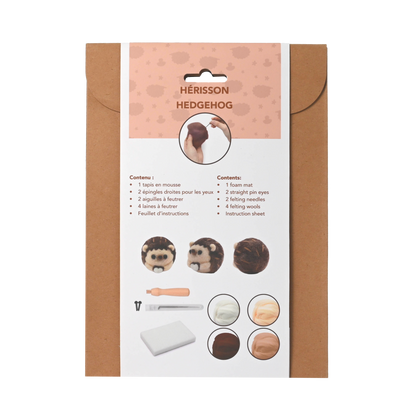 Hedgehog Needle Felting Kit
