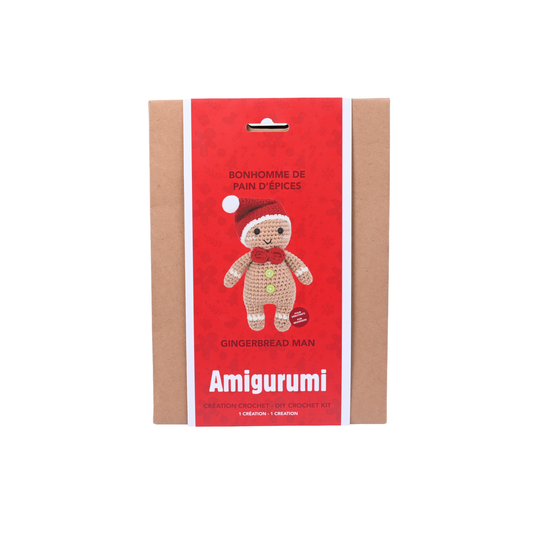 Gingerbread Man - DIY Crochet Kit