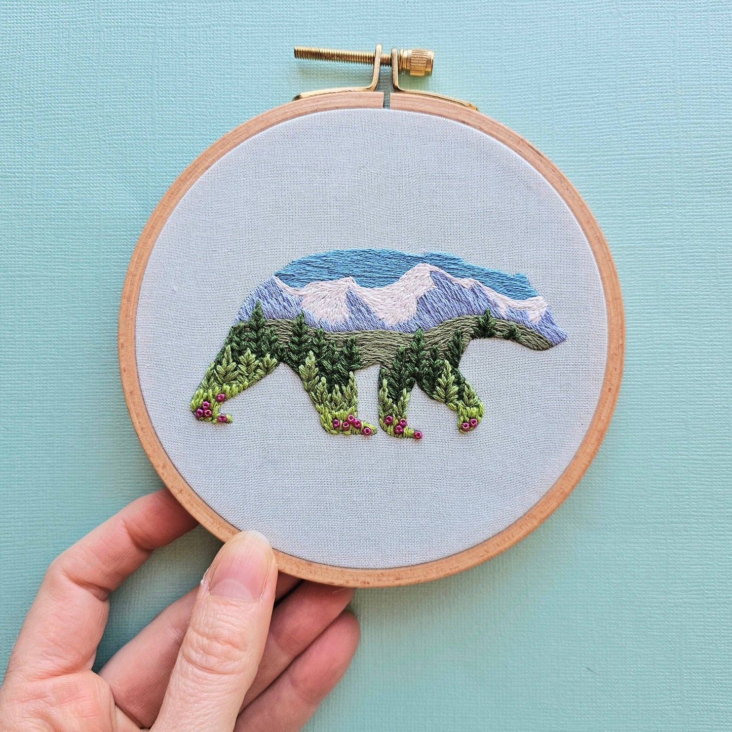 Mountain Bear - Embroidery Kit