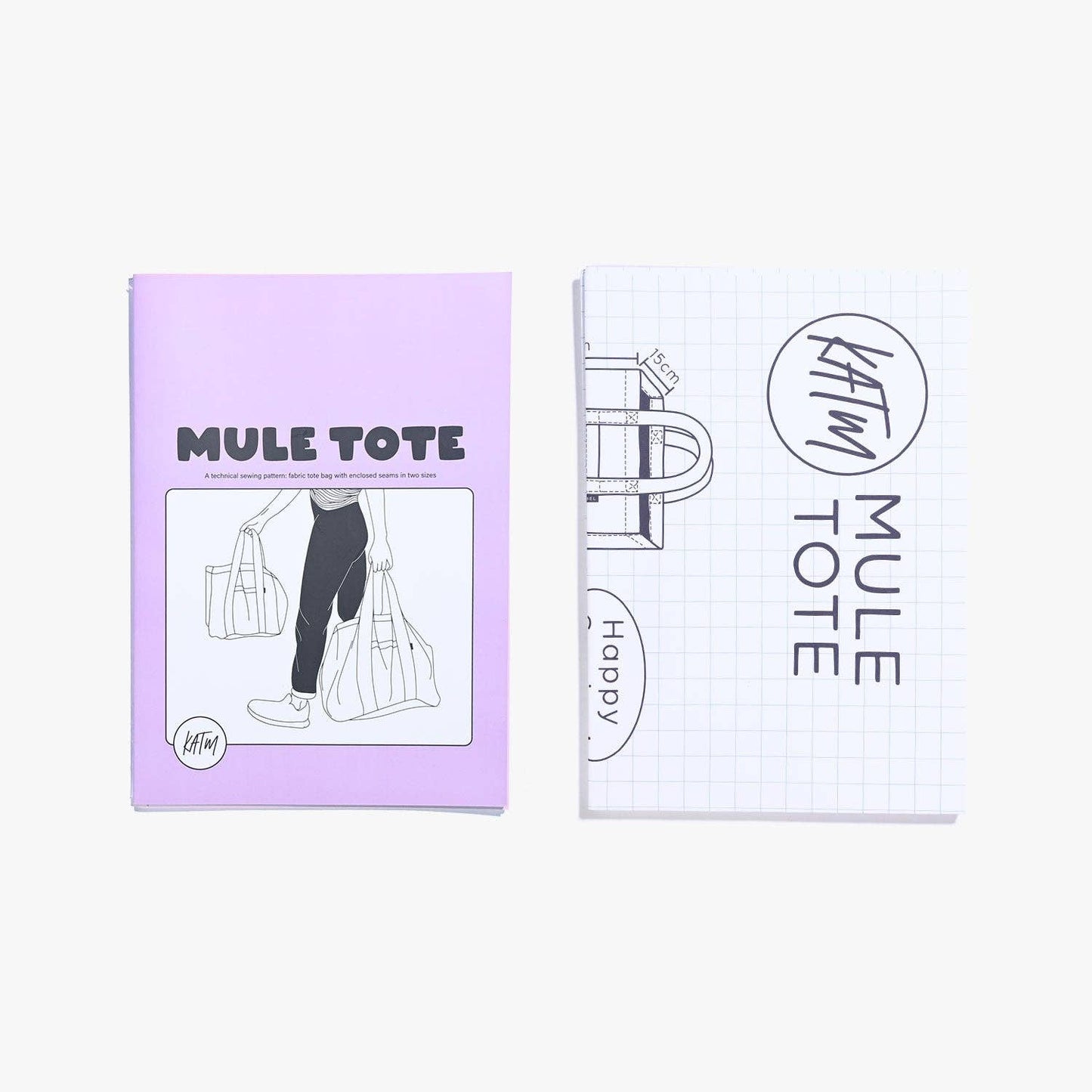 Mule Tote Printed Paper Pattern | Sewing Pattern by KATM