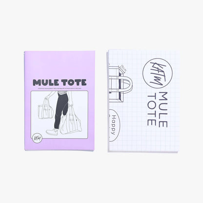 Mule Tote Printed Paper Pattern | Sewing Pattern by KATM