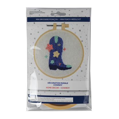 Cowboy - Mini Punch Needle Kit