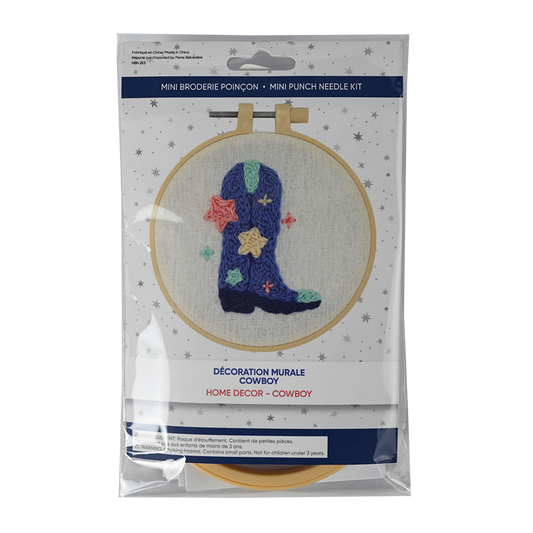 Cowboy - Mini Punch Needle Kit