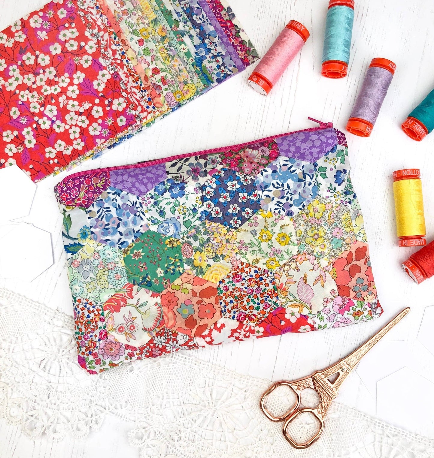 Liberty Tana Lawn® Fabric English Paper Piecing Starter Kit