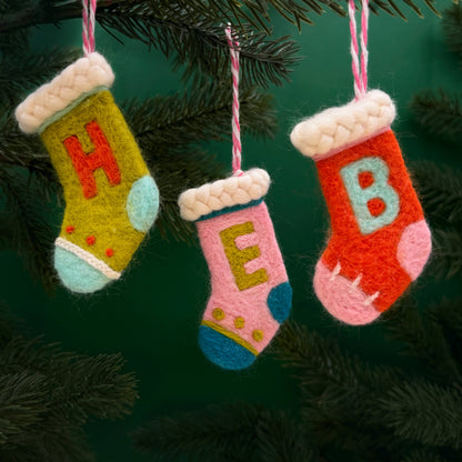 Christmas Stocking - Needle Felting Kit