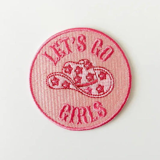 Let's Go Girls Iron-On Patch