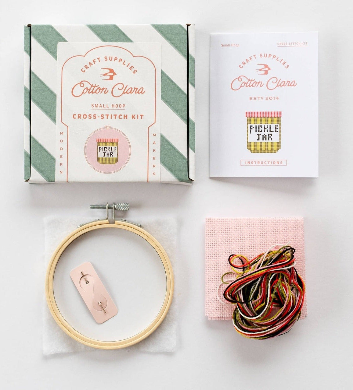 Pickle Jar Cross Stitch Kit