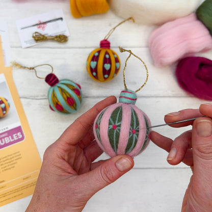 Vintage Baubles - Needle Felting Kit