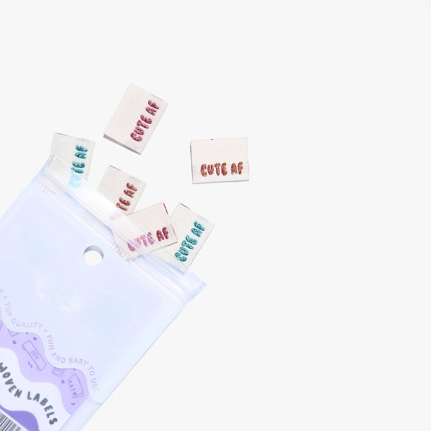 Cute AF! Woven Labels by KATM