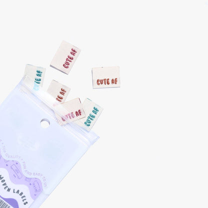 Cute AF! Woven Labels by KATM