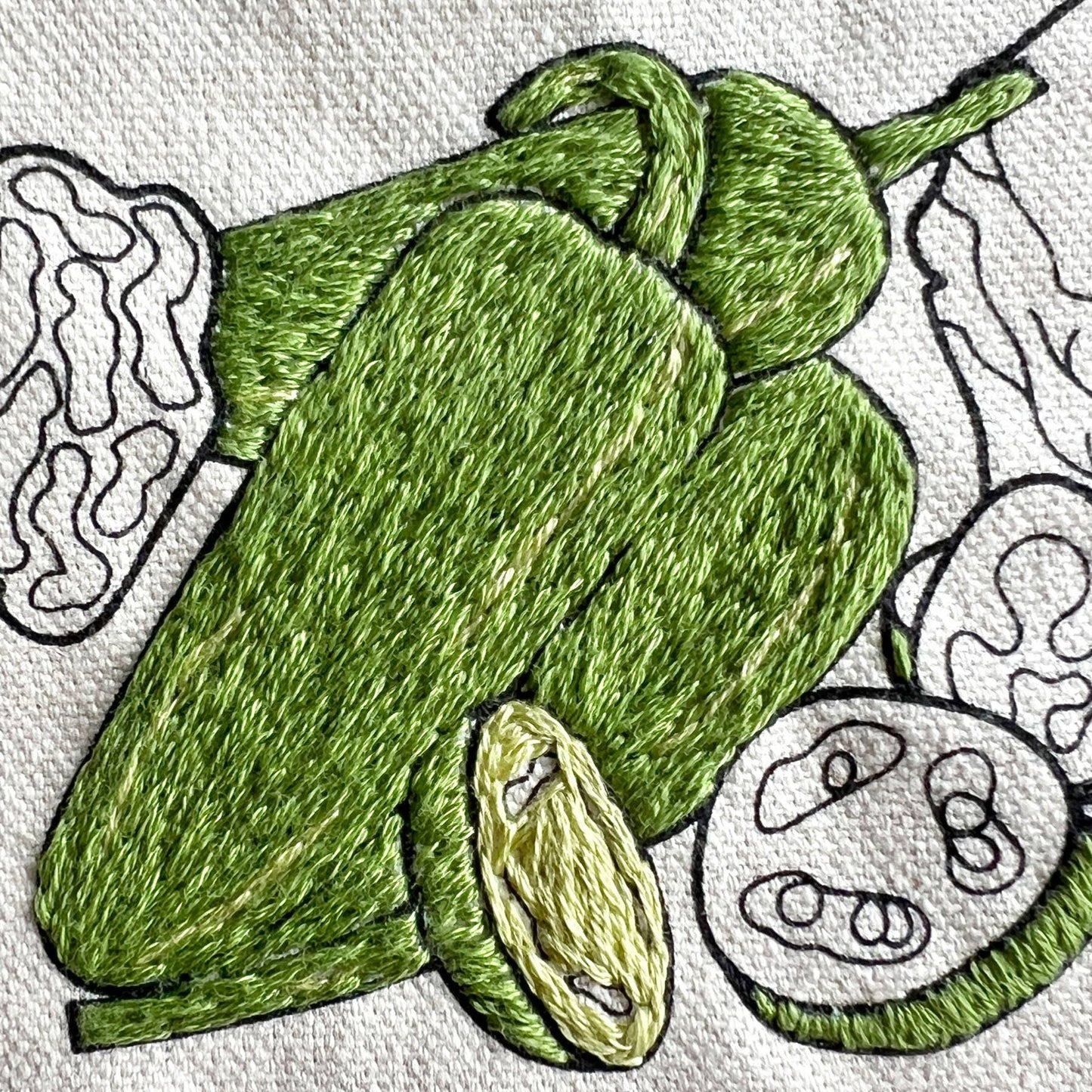 Meet Me at the Market - Tote Bag Embroidery Kit