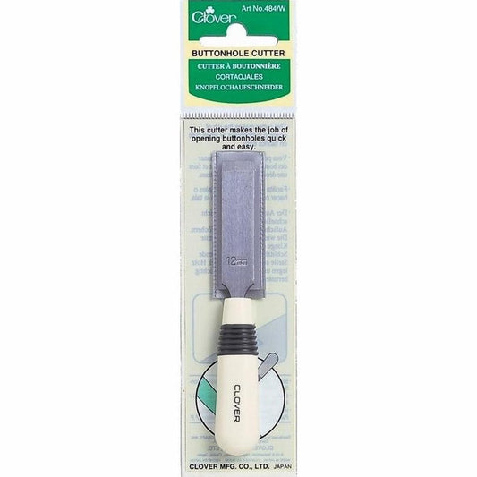 Clover Button Hole Cutter - White