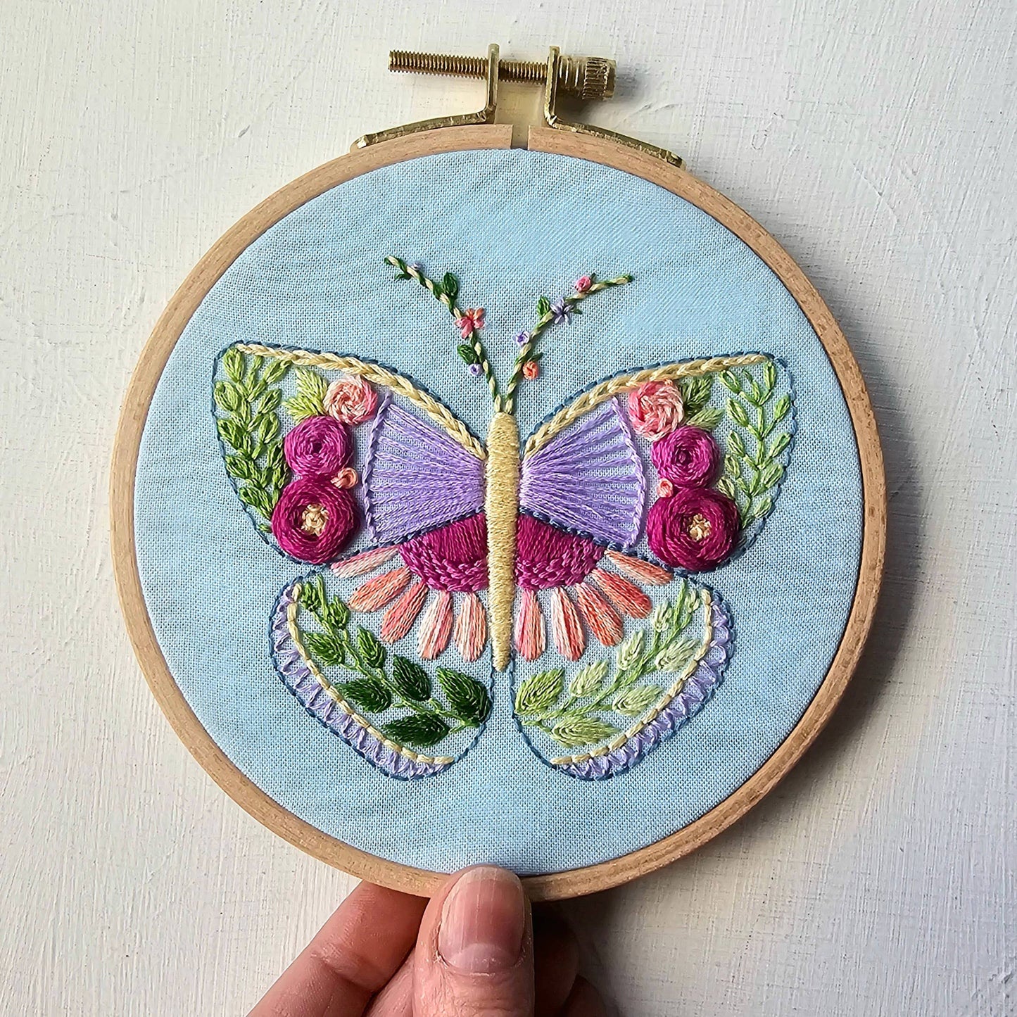 Beginner Butterfly Sampler- Embroidery Kit